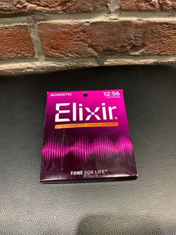 Струны для Акустической Гитары Elixir Bronze Nanoweb 12-56 (USA)
