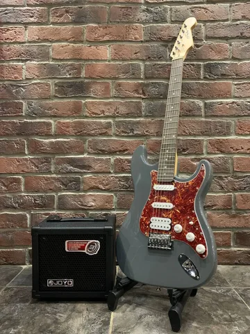 Электрогитара Stratocaster HSS+ Комбик с Эффектами и Драм Машиной (комплект)