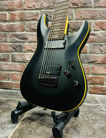 Электрогитара Schecter Demon 8 Black Mate + Комбик 15 ват с Перегрузом (USA)