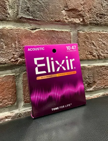Струны для 12-ти Струнной Акустической Гитары Elixir 10-47 (USA)