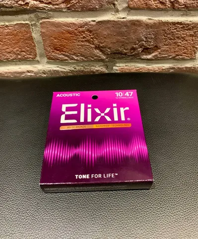 Струны для 12-ти Струнной Акустической Гитары Elixir 10-47 (USA)