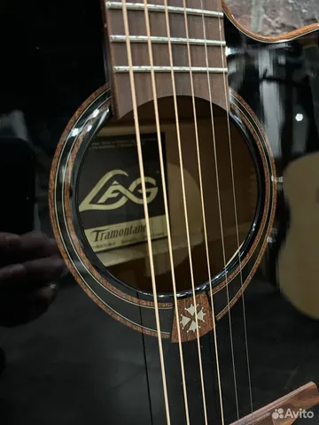 Электроакустическая Гитара LAG T-118D CE-BLK (Массив Красного Кедра)