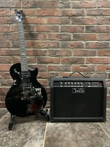 Электрогитара Schecter LP Solo 2 + Комбик 40 ват (комплект)