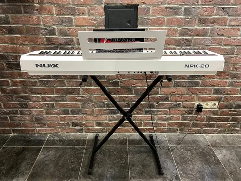 Цифровое Пианино NUX NPK-20 WH + Стойка