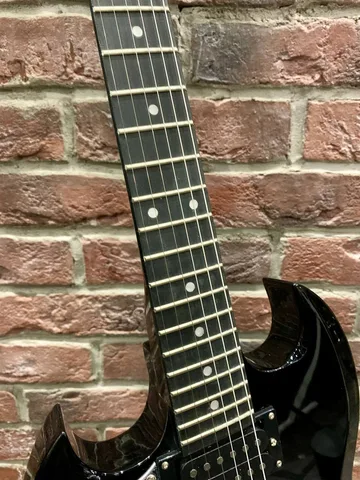 Леворукая Электрогитара HB-SG Black+ Комбик-Процессор NUX 20 вт