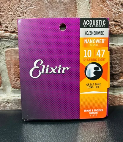 Струны для 12-ти Струнной Гитары Elixir 10-47 (Оригинал)