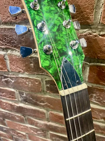 Электрогитара Les Paul Vintage Green - изображение 8