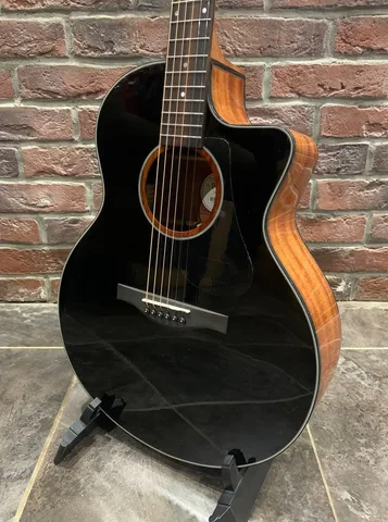 Электро-Акустическая Гитара Trumon 150TF Black из Массива Ели