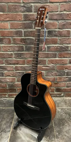 Электро-Акустическая Гитара Trumon 150TF Black из Массива Ели