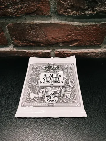 Струны для Классической Гитары Ernie Ball Ernesto Palla Black&Silver Nylon (USA) - изображение 9