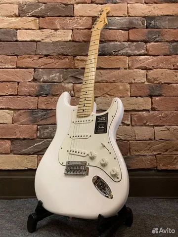 Электрогитара Fender Player Stratocaster MN Polar - изображение 8