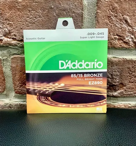 Струны для Акустической Гитары D'Addario 9-45 Super Light (USA)