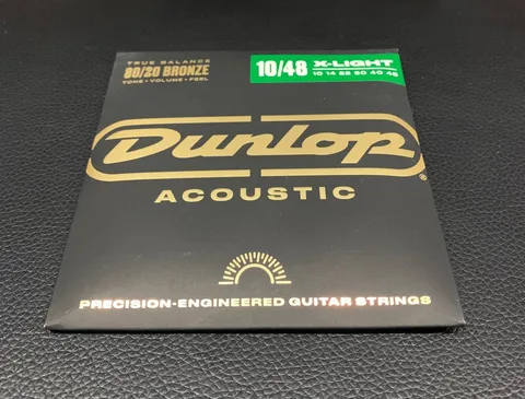 Струны для Акустической Гитары Dunlop 10-48 X-Light (USA)