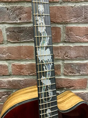 Электроакустическая Гитара Kaspai с Fishman (красное дерево)