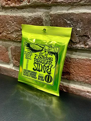 Струны для 7-ми струнной Электрогитары Ernie Ball 10-56 (USA)