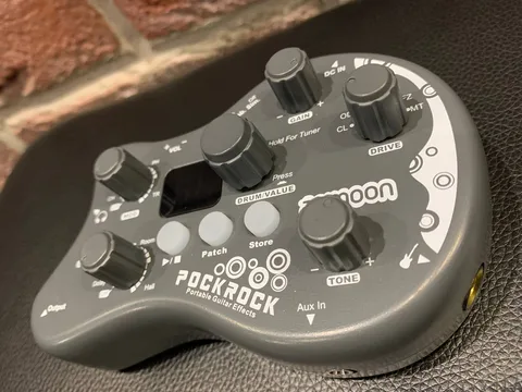 Портативный Гитарный Процессор Pock Rock с Эффектами и Драм Машиной