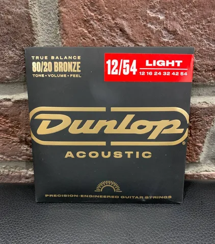 Струны для Акустической Гитары Dunlop 12-54 Bronze Light (USA)