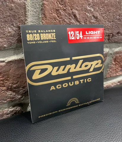 Струны для Акустической Гитары Dunlop 12-54 Bronze Light (USA)