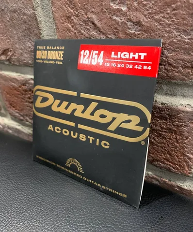Струны для Акустической Гитары Dunlop 12-54 Bronze Light (USA)