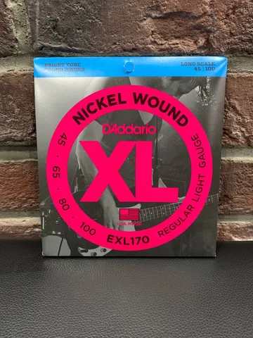 Струны для Бас Гитары D'Addario Long Regular 45-100 (USA)