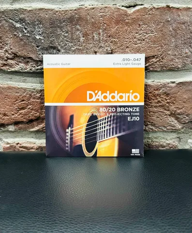 Струны для Акустической Гитары D'Addario 10-47 Extra Light (USA)