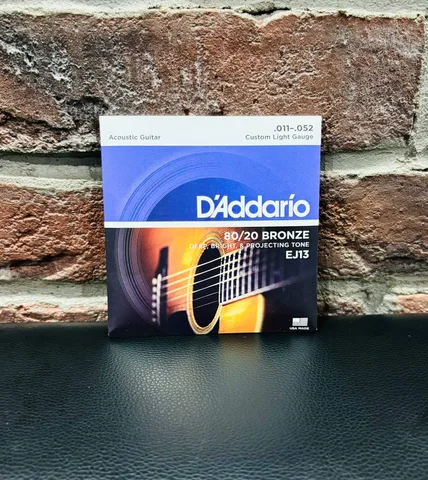 Струны для Акустической Гитары D'Addario 11-52 Custom Light (USA)