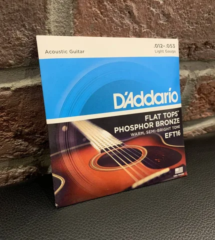 Струны для Акустической Гитары D'Addario Phoshor Bronze 12-53 (USA)