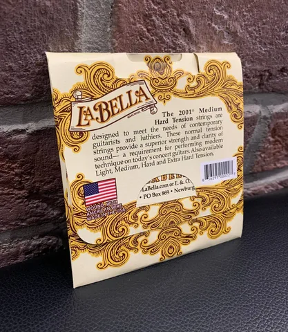 Струны для Классической Гитары La Bella 2001 Medium Hard (USA)