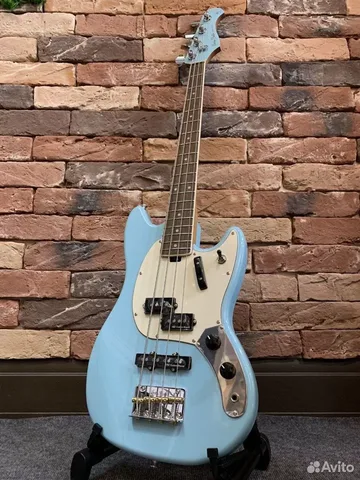 Бас Гитара Harley Benton MV-4PJ Daphne Blue