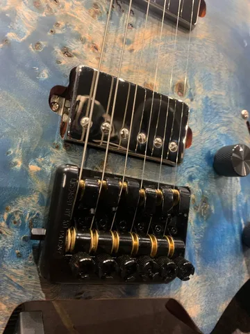 Безголовая Электрогитара Eart Guitar GW2 Headless Blue - изображение 4
