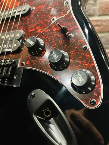 Электрогитара Sqoe Black Stratocaster HSS - изображение 4